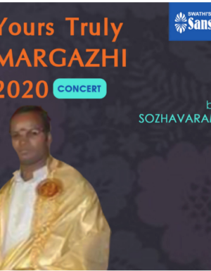 YTMargazhi 2020 Concert by SOZHAVARAM VENKATESAN